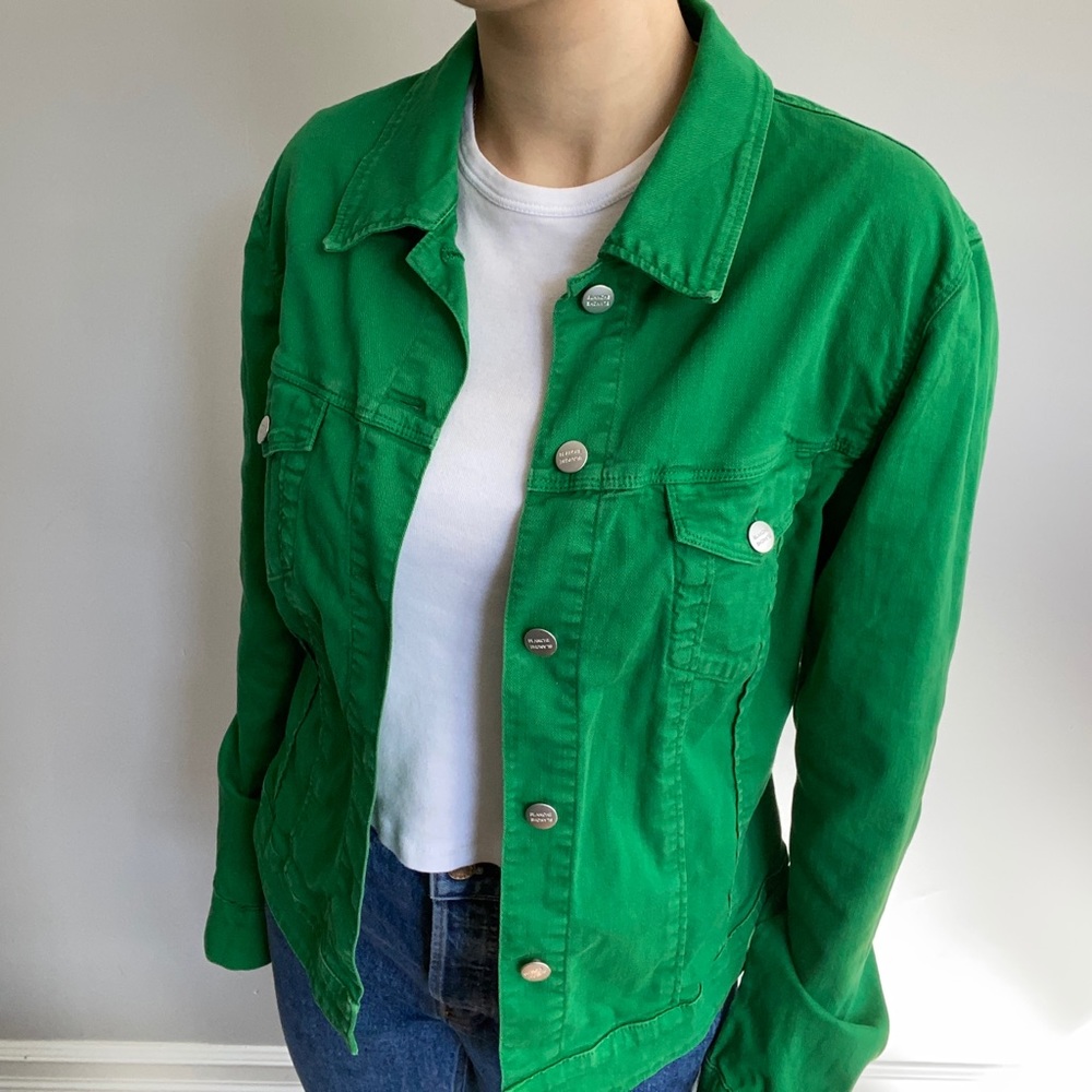 Bright Green Jean Jacket